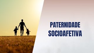 Paternidade socioafetiva [upl. by Essa]