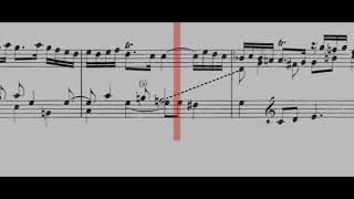 BWV 549  Prelude amp Fugue in C Minor Scrolling [upl. by Swart]