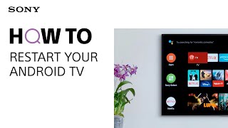 How to Restart or Factory Reset your Sony Android TV [upl. by Charin]