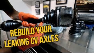 HOW TO REBUILD CV AXLES IN 10 MINUTES [upl. by Calvano]