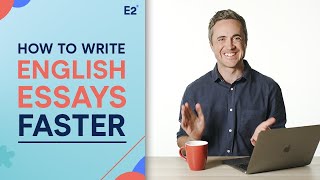 English Essay How To Write Essays FASTER [upl. by Chaim]