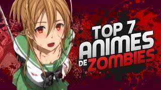 Top 7 Animes de zombies 2024 [upl. by Enened]