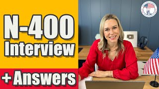 US Citizenship Interview  N400 Naturalization Interview Simulated Interview Questions amp Answers [upl. by Bish]