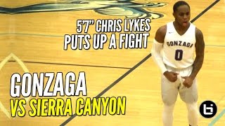 57 Chris Lykes Puts Up A FIGHT Gonzaga vs Sierra Canyon FULL Highlights [upl. by Beauchamp889]