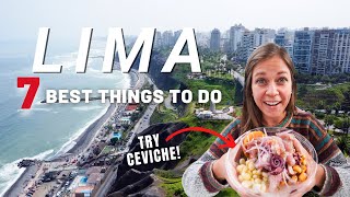 ONE DAY IN LIMA TRAVEL GUIDE PERUVIAN FOOD MIRAFLORES KENNEDY PARK  PERU TRAVEL VLOG [upl. by Annette]