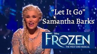 Samantha Barks  FULL Let It Go  Frozen West End  London Royal Variety Performance [upl. by Yllek]