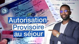 Autorisation provisoire au séjour  APS [upl. by Alexine]