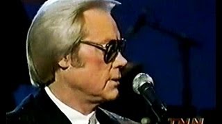 George Jones quotWhos Gonna Fill Their Shoesquot LIVE [upl. by Nayrb]