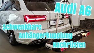 Audi A6 4G C7 schwenkbare Anhängerkupplung nachrüsten original [upl. by Fawna539]