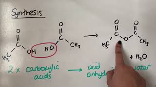 Acid anhydrides [upl. by Hammock]