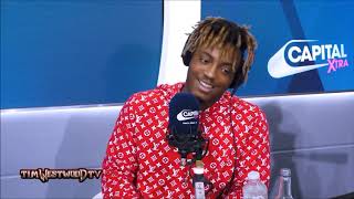 Juice WRLD Freestyles to Renegade by Eminem amp JAYZ [upl. by Llertnor580]