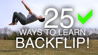 25 Ways to Learn How to Backflip [upl. by Dusen]