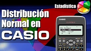 Distribución Normal en Calculadoras Casio 570  991 [upl. by Yllah]