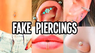 14 DIY Fake Piercings in Minutes At Home ❤️ Easy [upl. by Emse]