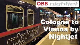 Cologne to Vienna by Nightjet sleeper train [upl. by Ailam842]