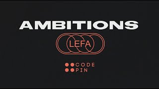 Lefa  Ambitions Lyrics video [upl. by Terhune]