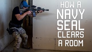 How a Navy SEAL Clears a Room  Close Quarters Combat CQC  Tactical Rifleman [upl. by Airotcivairam592]