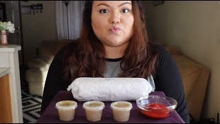 Breakfast Burrito Mukbang [upl. by Ambur]