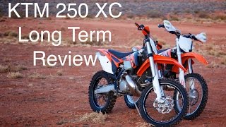 KTM 250 XC Long Term Review [upl. by Nylteak]