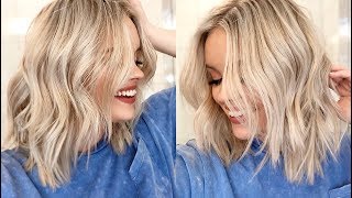 HOW TO EASY WAVES TUTORIAL  Short to Medium Length Hair [upl. by Harte]