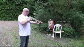 Pump Action Slingshot Crossbow [upl. by Woodhead]