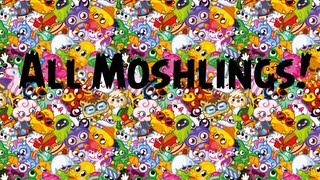 Moshi Monsters  All Moshlings [upl. by Nosille]