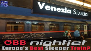 OBB NIGHTJET REVIEW EUROPES BEST SLEEPER TRAIN  AUSTRIAN TRAIN TRIP REPORT [upl. by Curran]