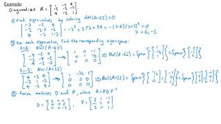 Linear Algebra  Orthogonal Diagonalization [upl. by Gally]