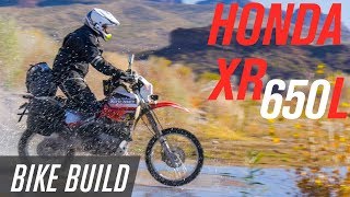 Honda XR650L Adventure Bike Build [upl. by Pontius]