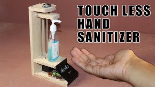 Simple Touch Free Automatic Hand Sanitizer Dispenser [upl. by Kerek]