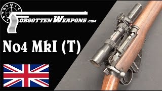 Heavy But Effective Britains No4 MkI T Sniper Rifle [upl. by Estey989]