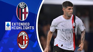 Bologna vs Milan Extended Highlights  Serie A  CBS Sports Golazo [upl. by Ahtiuqal840]