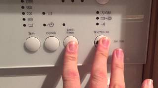 How to get your error code on Zanussi washing machine 1125 [upl. by Ielarol]