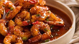 Asian Chilli Garlic Prawns [upl. by Anayd518]