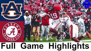 1 Alabama vs 22 Auburn Highlights  2020 Iron Bowl  2020 College Football Highlights [upl. by Aimil775]