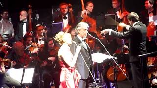 Andrea Bocelli  Vivo Per Lei Rīga 10012015 [upl. by Brothers]