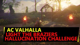 AC Valhalla Light The Braziers  Mushroom Fire  Grantebridgescire Fly Agaric Challenge [upl. by Holleran]