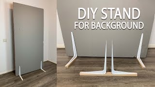 DIY stand holders for VFlatbackground board [upl. by Rehotsirhc]