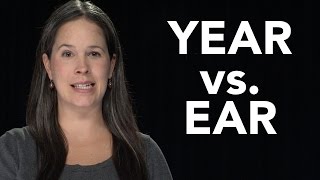 YEAR vs EAR  American English Pronunciation EAR vs HEAR [upl. by Nemraciram]