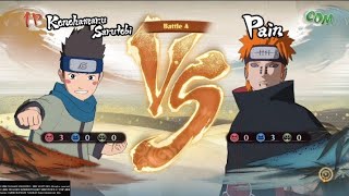 Konohamaru Vs Pain Yahiko  super hard  Win rank S [upl. by Vaden]