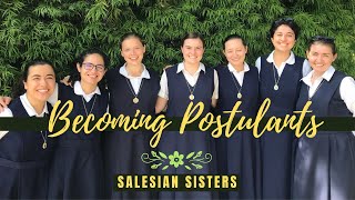 BECOMING POSTULANTS  Salesian Sisters West Vocations [upl. by Anuayek]