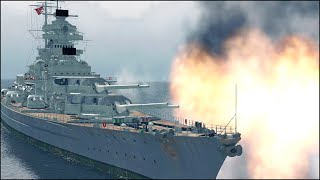 BISMARCK vs YAMATO BATTLESHIP  SUPREME NAVAL STAND [upl. by Ephram]