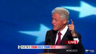 Bill Clinton DNC Speech COMPLETE Were In This Together vs Youre On Your Own [upl. by Sezen]