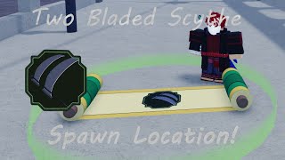 Shindo Life  Two Bladed Scythe Spawn Location [upl. by Lombardy689]