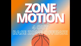 Zone Motion  4 Out Base Zone Offense [upl. by Lina]