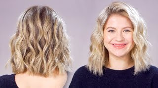 Updated Beachy Waves Short Hair Tutorial [upl. by Yorgos959]