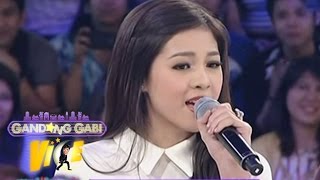 Janella Salvador sings My All on GGV [upl. by Reinal168]