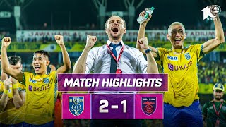 Match Highlights  Kerala Blasters FC 21 Odisha FC  MW 5  ISL 202324 [upl. by Tami]