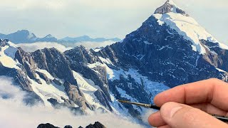 Painting a Mountain  Time Lapse  Episode 200 [upl. by Maitland]