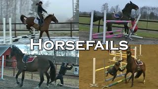 VÅRA ROLIGASTE AVRAMLINGAR amp FAILS  Horse Fail Compilation [upl. by Mildred]